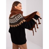 Wool Fashion Italia Scarf-AT-SZ-2313502.76P-brown | shoptok.hr