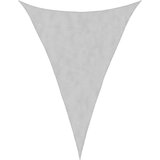 vidaXL Senčno jadro svetlo sivo 5x7x7 m 100 % poliester oxford | Shoptok.si