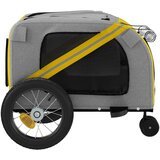 Prikolica Kolesarska prikolica za psa rumena in črna oxford bla | Shoptok.si