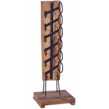  Stalak za vino za 6 boca 35 x 35 x 100 cm od masivne tikovine Cene