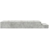 Krevet s ladicama Betonski sivi 80 cm Konstruirano drvo | shoptok.hr