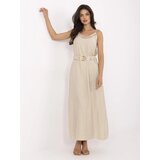 Italy Moda Dress-MI-SK-A6401.00-beige | Shoptok.si
