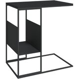 Furnova Stranska mizica črna 55x36x59,5 cm inženirski les, (21912915) | Shoptok.si