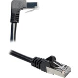 MaxTrack S/FTP CAT6A kotni kabel na konektorje 1,5m črn, (20441425) | Shoptok.si