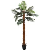  Umjetno Cocuspalm drvo Zelena 70 x 20 x 200 cm Tkanina i bambus | shoptok.hr