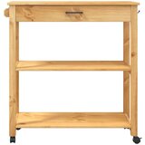 vidaXL Kuhinjski voziček MONZA 84x40x90 cm trdna borovina | Shoptok.si