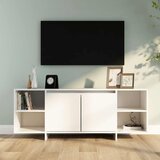 TV ormarić bijeli 130 x 35 x 50 cm od iverice | shoptok.hr