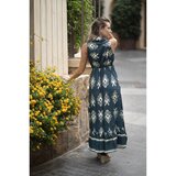Isla Bonita By Sigris Dolge obleke Dolga Midi Obleka Modra Cene