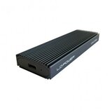 LC-Power HDD SSD Rack LC-M2-C-NVME-3 Enclosure for NVMe M.2 SSD USB-C (USB3.2 Gen.2x1) Usb Type-C Black | ePonuda.com