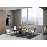 Itamoby   Baita (90x160/420 cm) - hrast, barva nog: antracit - raztegljiva jedilna miza, (20842071) | Shoptok.si