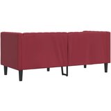  Fotelja Chesterfield 2-sjed od umjetne kože boje vina | Eponuda.com