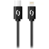 DATKP50 - USB kabl USB-C / Lightning 30W Power Delivery 1,5m crna