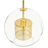 Toolight staklena viseća svjetiljka zlatna loft APP555-1CP 25cm | shoptok.hr
