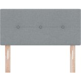  Naslon za glavu s gumbima svjetlosiva 90 cm tkanina | shoptok.hr
