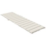  Jastuk za ležaljku prošarani krem 200 x 60 x 4 cm od tkanine | Eponuda.com