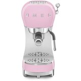 Smeg ECF02PKEU Aparat za espresso u za retro stilu 50-ih, Cadillac Pink, rucka filter. | shoptok.hr