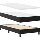 Krevet s opruga kutije s madracem Crna 90 x 200 cm Umjetna koža | Eponuda.com