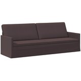 SOFA za 3 osobe Tamno smeđa 220 x 81 x 82 cm Tkanina Slike