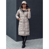 DStreet Płaszcz zimowy damski GRACE beżowy | Shoptok.si