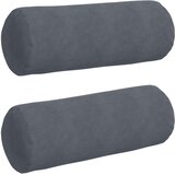 Valjkasti jastučići 2 pcs Tamno siva Ø 25 x 70 cm | Eponuda.com