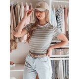 DStreet T-shirt damskie basic w paski LINESS szary | ePonuda.com