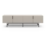 Krem TV komoda 200x63,5 cm Eldia –