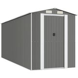  Vrtno spremište svjetlosivo 192 x 523 x 223 cm pocinčani čelik | shoptok.hr