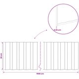  Ograda oko Travnjaka 10 m x 20 cm Pocinčani čelik Srebrna | shoptok.hr