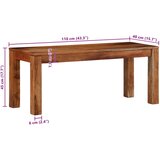  Klupa 110 cm puno drvo bagrem | shoptok.hr