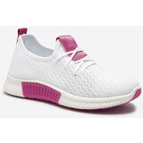 Resti White women's sports shoes with fuchsia inserts Kedeti - Footwear | shoptok.hr