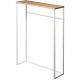 YAMAZAKI Bijeli/svjetlo smeđi pomoćni stol 18.5x60 cm Tower – | shoptok.hr