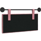  Držeće uzglavlje Zidne Ružičasta 100 x 55 x 7 cm Baršun - Ružičasta 90 cm bez LED | shoptok.hr