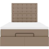 vidaXL okvir kreveta s madraca cappuccina 120x190 cm od umjetne kože | shoptok.hr