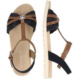 Tom Tailor Sandale s remenčićima tamno plava / smeđa | shoptok.hr