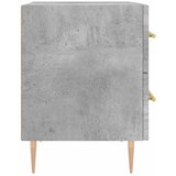  Noćni ormarić boja betona 40 x 35 x 47,5 cm konstruirano drvo | shoptok.hr