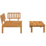  Vrtna sofa od paleta 2 kom od masivnog bagremovog drva | shoptok.hr