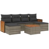  7-dijelni set vrtnih sofa sivi od poliratana | shoptok.hr