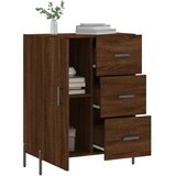  Komoda boja smeđeg hrasta 69,5x34x90 cm od konstruiranog drva | shoptok.hr