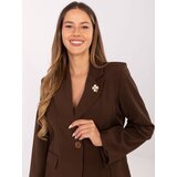 RUE PARIS Blazer-IT-MA-FL8391.87-brown | Shoptok.si