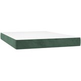 The Living Store Vzmetnica z žepkasto vzmetjo temno zelena 140x190x20 cm žamet - Vzmetnica Z Žepkastimi Vzmetmi, (21495547) | Shoptok.si