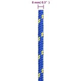 vidaXL brodski konop plavi 8 mm 50 m od polipropilena | shoptok.hr