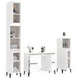  3-dijelni set kupaonskog namještaja bijeli konstruirano drvo | shoptok.hr