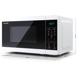 Sharp Mikrovalovna pečica MS02E-W (20 L, 800W, prostostoječa, bela) | Shoptok.si