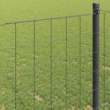 Euro ograda 1 x 10 m Željezo prekriveno PVC-om Siva | shoptok.hr