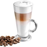 springos staklene čaše za latte s ručkom 280 ml, 6 kom | shoptok.hr