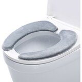 INF Komplet plišastih prevlek za WC školjko - dolg (2 paketa) Grey, (22126095) | Shoptok.si