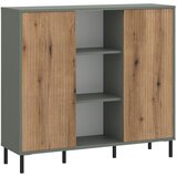 Mömax Komoda Pozzi, Sivo-Zelena | Shoptok.si