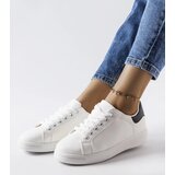 Gemre White sneakers with black insert Ingle | Shoptok.si