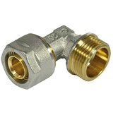 Vijčani kutnik (Promjer: 20 mm, Vanjski navoj: ¾″, Poniklano) | shoptok.hr