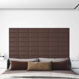  Zidne ploče od umjetne kože 12 kom smeđe 30 x 15 cm 0 54 m² Cijene